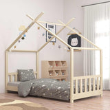 vidaXL Kids' Bed Frame Solid Pine Wood 70x140 cm