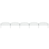 vidaXL Fencing Set Curved 77.3x26 cm Green