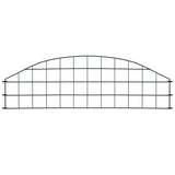 vidaXL Fencing Set Curved 77.3x26 cm Green