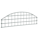vidaXL Fencing Set Curved 77.3x26 cm Green