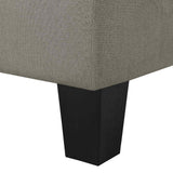 vidaXL Two-Seater Sofa Taupe Fabric