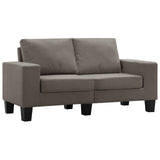 vidaXL Two-Seater Sofa Taupe Fabric