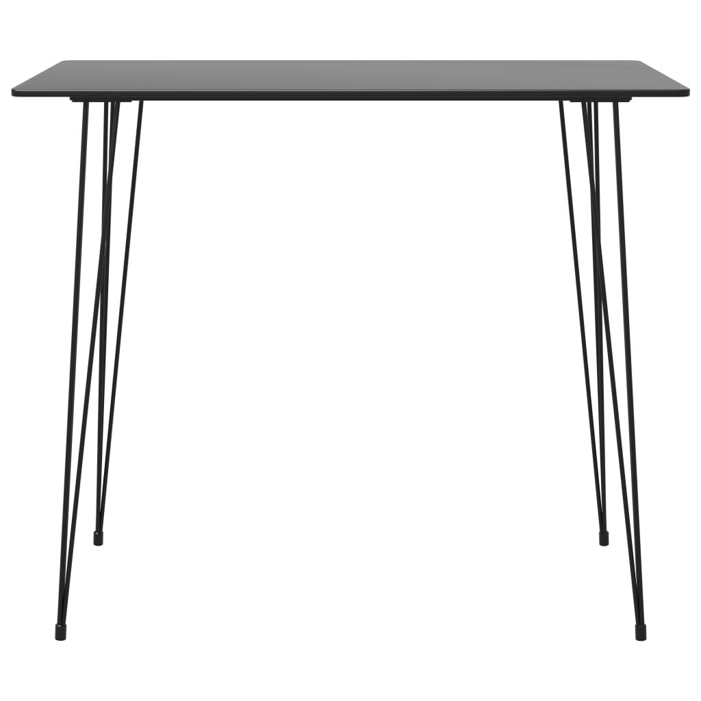 vidaXL Bar Table 120x60x105 cm black