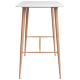 vidaXL Bar Table 120x60x105 cm white