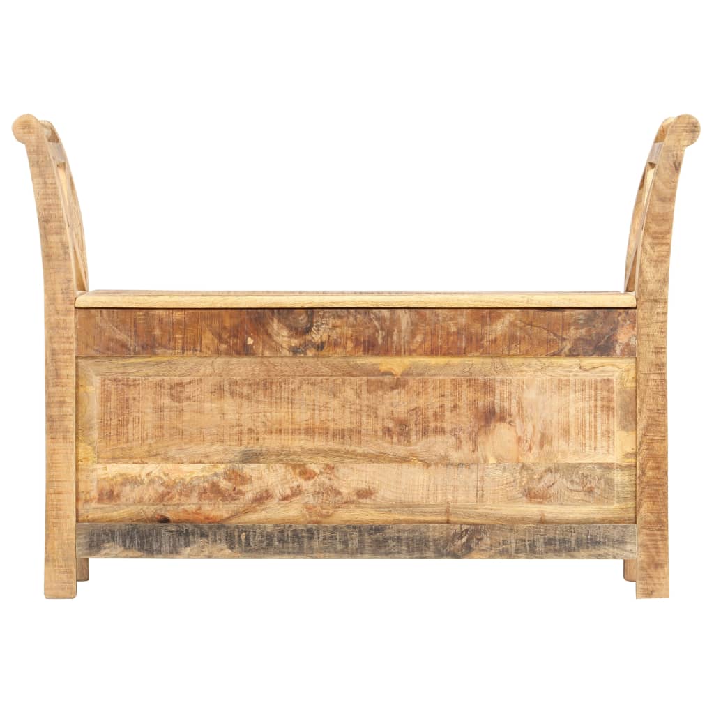 vidaXL Hallway Bench 103x33x72 cm Solid Mango Wood