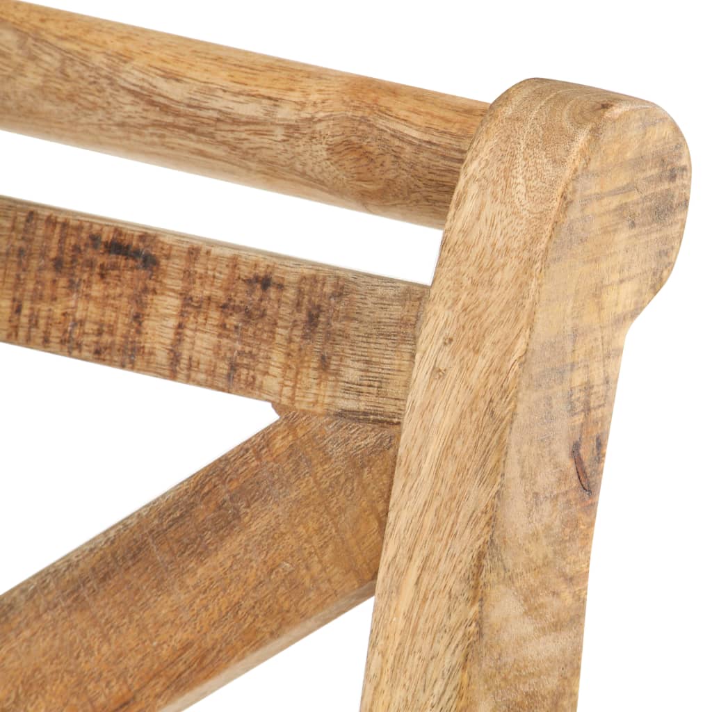 vidaXL Hallway Bench 103x33x72 cm Solid Mango Wood
