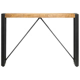 vidaXL Wandtafel 110x35x76 cm massief mangohout