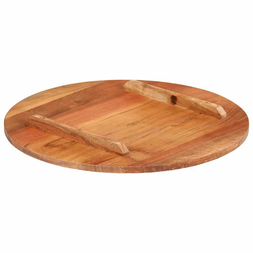 vidaXL Tafelblad rond 15-16 mm 40 cm massief acaciahout