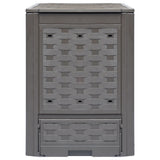 vidaXL Compostbakken 2 st 600 L 60x60x83 cm kunststof rattan bruin
