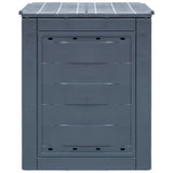 vidaXL Compostbakken 2 st 520 L 60x60x73 cm grijs
