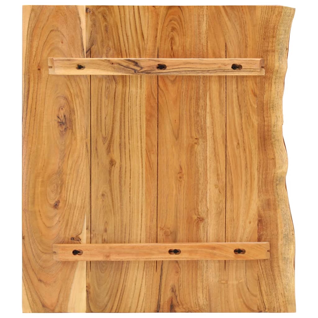 vidaXL Washbasin countertop 58x52x2.5 cm solid acacia wood