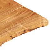 vidaXL Washbasin countertop 58x52x2.5 cm solid acacia wood