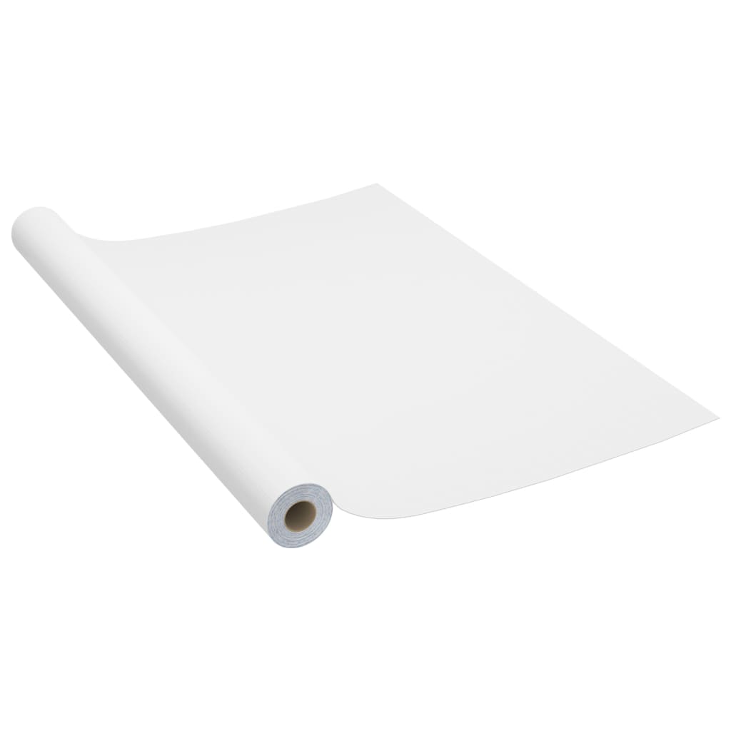 vidaXL Self-Adhesive Furniture Film 500x90 cm PVC white