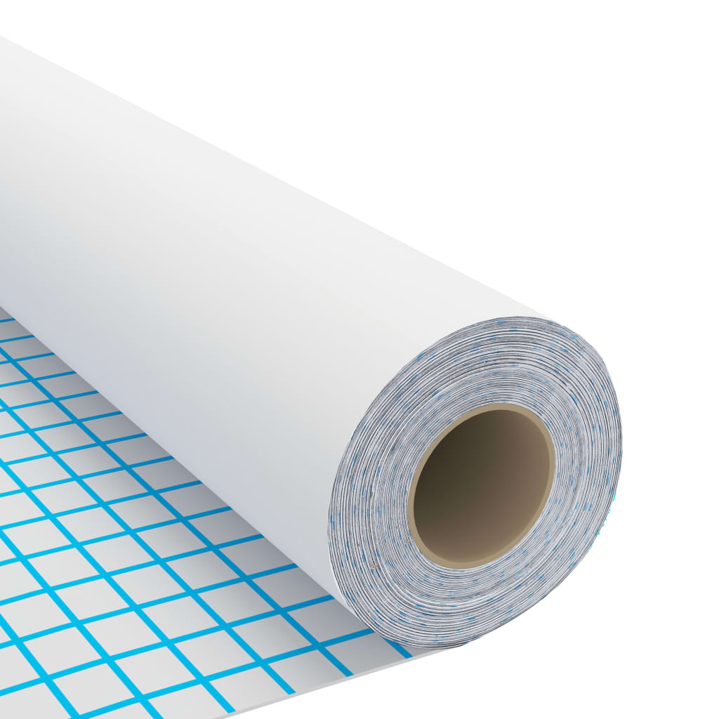 vidaXL Self-Adhesive Furniture Film 500x90 cm PVC white