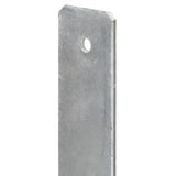 vidaXL Ground Anchors 6 pcs 7x6x60 cm Galvanized Steel Silver-coloured