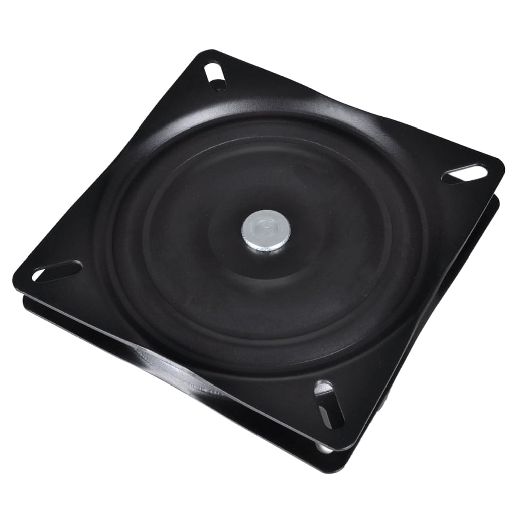 vidaXL Platines pivotantes pour sièges de bateau 2 pcs standard 160x160x2,5 mm