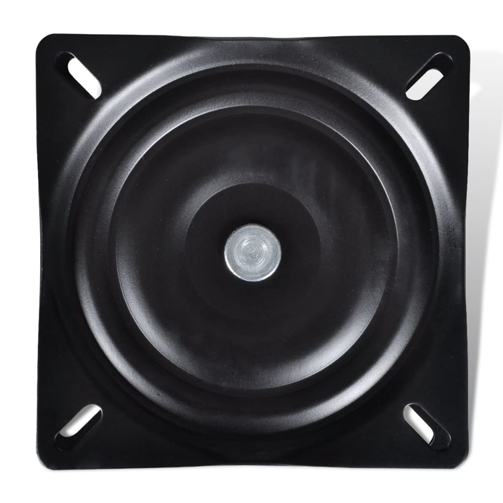 vidaXL Platines pivotantes pour sièges de bateau 2 pcs standard 160x160x2,5 mm