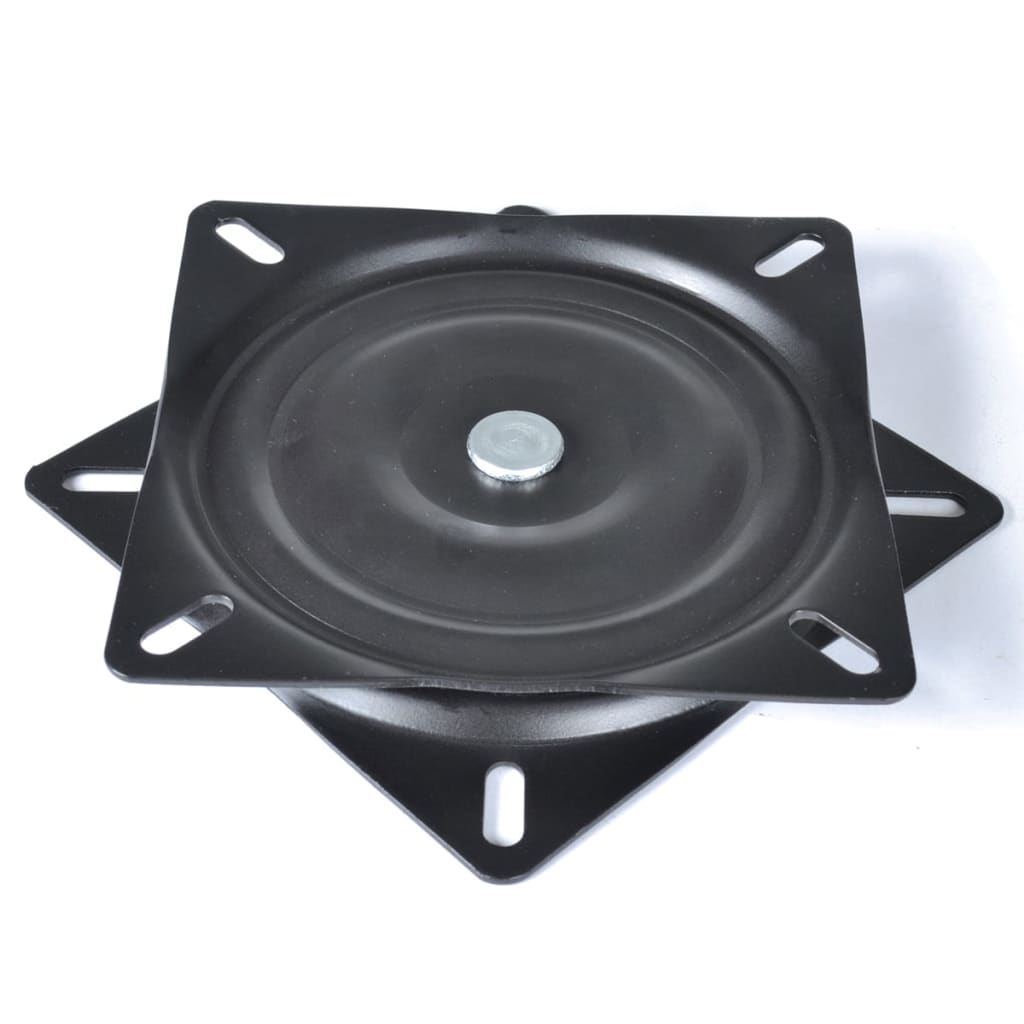 vidaXL Platines pivotantes pour sièges de bateau 2 pcs standard 160x160x2,5 mm