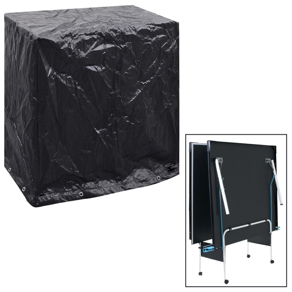 vidaXL Tafeltennistafelhoezen 2 st 8 ogen 160x55x182 cm
