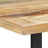 vidaXL Eettafel 120x60x76 cm bois massif recyclé