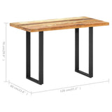 vidaXL Eettafel 120x60x76 cm bois massif recyclé