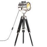 vidaXL Tripod Floor Lamp 69 cm Solid Mango Wood Black