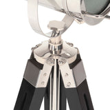 vidaXL Tripod Floor Lamp 69 cm Solid Mango Wood Black