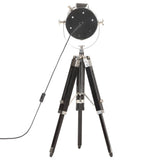 vidaXL Tripod Floor Lamp 69 cm Solid Mango Wood Black