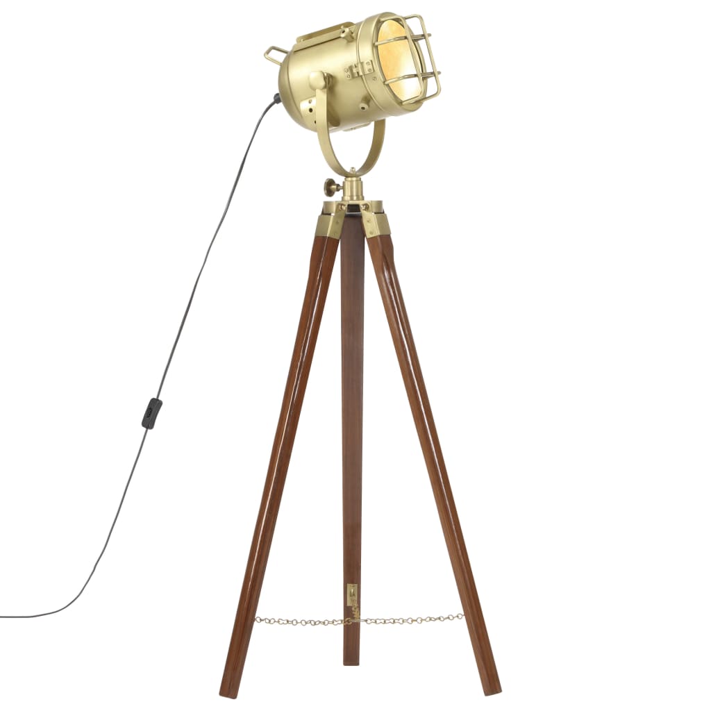 vidaXL Tripod Floor Lamp 97 cm Solid Mango Wood