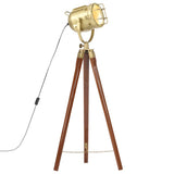 vidaXL Tripod Floor Lamp 97 cm Solid Mango Wood