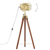 vidaXL Tripod Floor Lamp 97 cm Solid Mango Wood