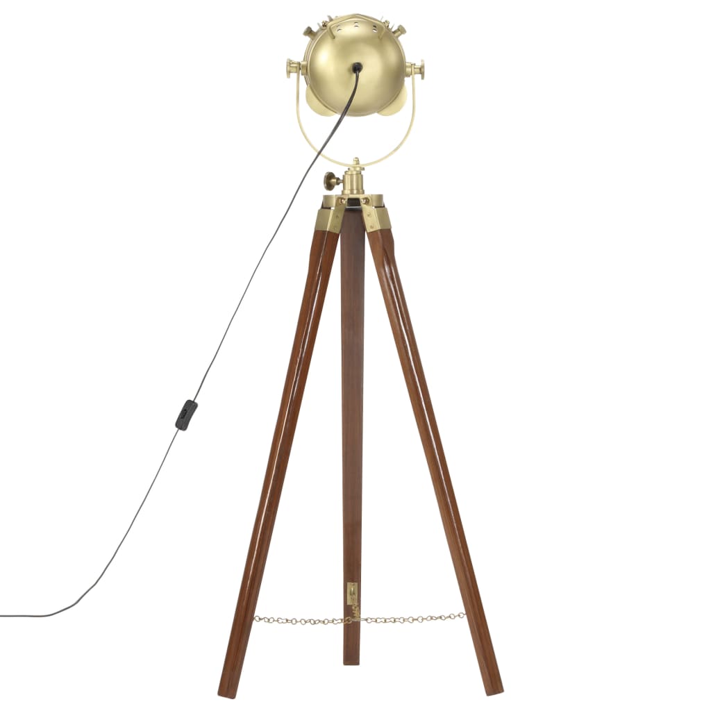 vidaXL Tripod Floor Lamp 97 cm Solid Mango Wood