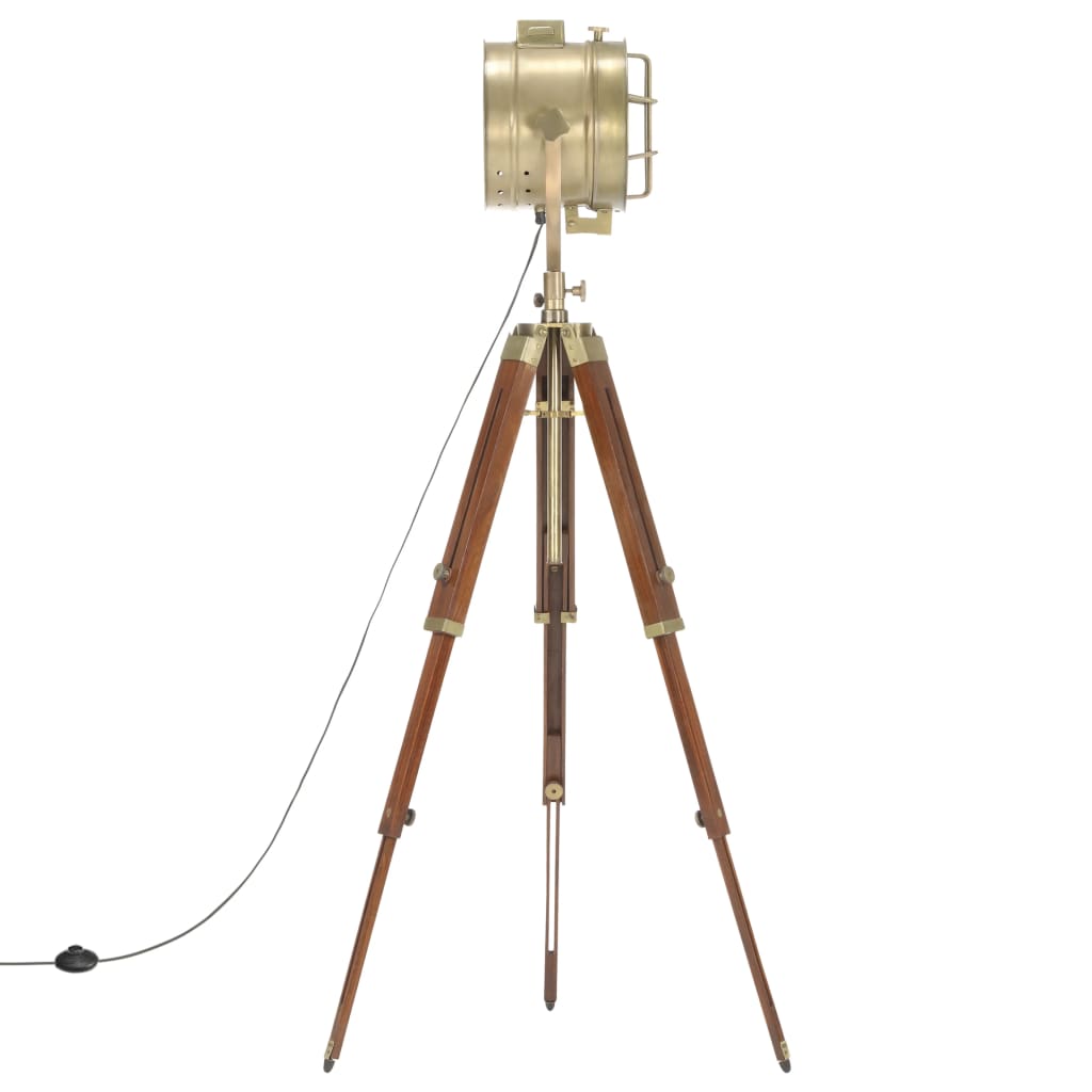 vidaXL Tripod Floor Lamp 165 cm Solid Mango Wood