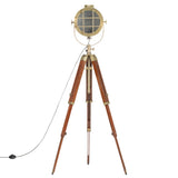 vidaXL Tripod Floor Lamp 165 cm Solid Mango Wood