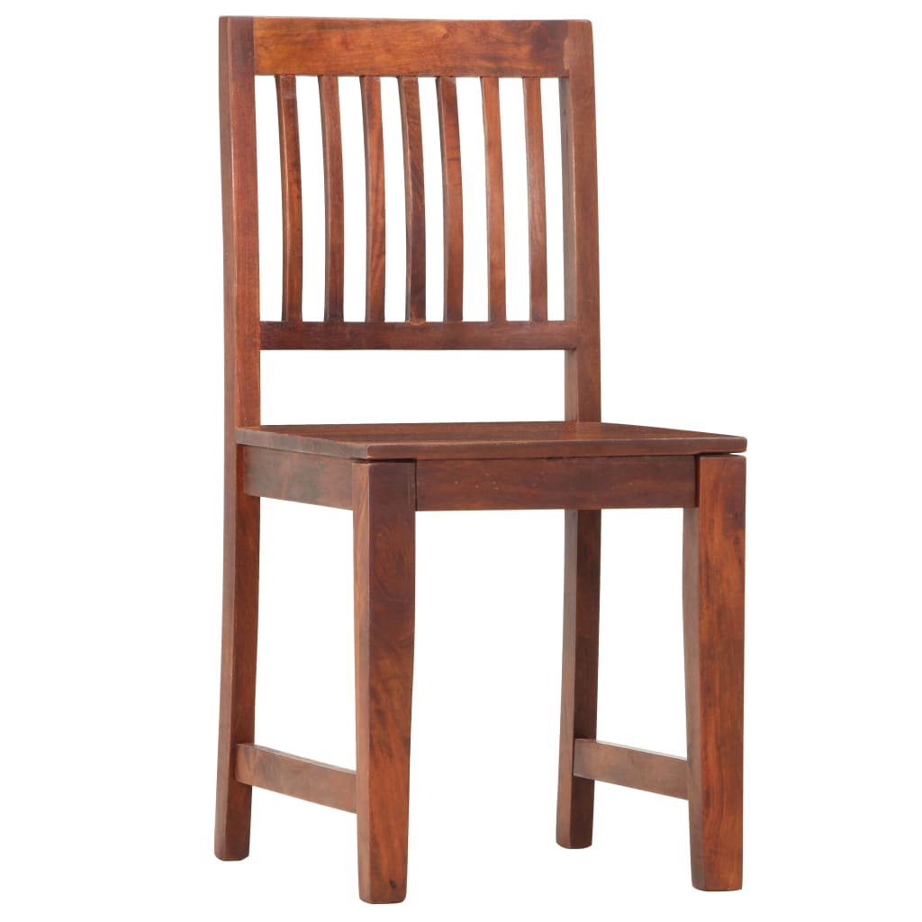vidaXL Eetkamerstoelen 2 st massief mangohout