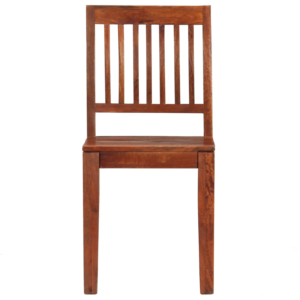 vidaXL Eetkamerstoelen 2 st massief mangohout
