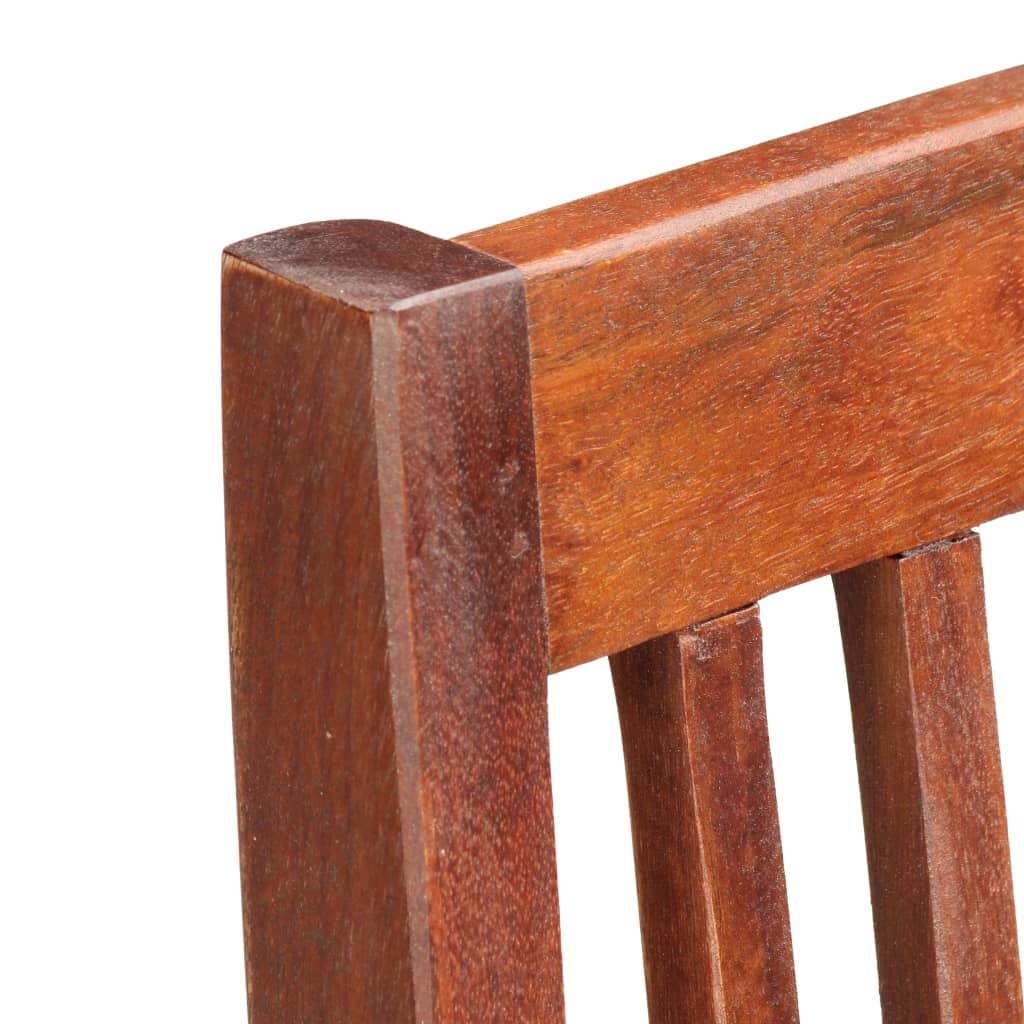 vidaXL Eetkamerstoelen 2 st massief mangohout