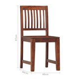 vidaXL Eetkamerstoelen 2 st massief mangohout