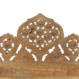 vidaXL Room Divider 3 Panels Hand-Carved 120x165 cm Solid Mango Wood