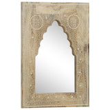 vidaXL Hand-Painted Mirror 40x55 cm Solid Mango Wood