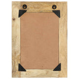 vidaXL Hand-Painted Mirror 40x55 cm Solid Mango Wood