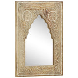vidaXL Hand-Painted Mirror 40x55 cm Solid Mango Wood