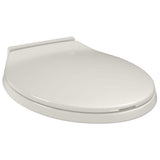 vidaXL Soft-close Oval Toilet Seat Light Grey