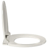 vidaXL Soft-close Oval Toilet Seat Light Grey