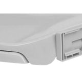 vidaXL Soft-close Oval Toilet Seat Light Grey