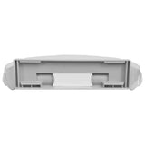vidaXL Soft-close Oval Toilet Seat Light Grey
