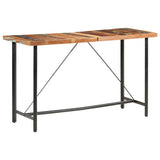 vidaXL Bartafel 180x70x107 cm massief gerecycled hout