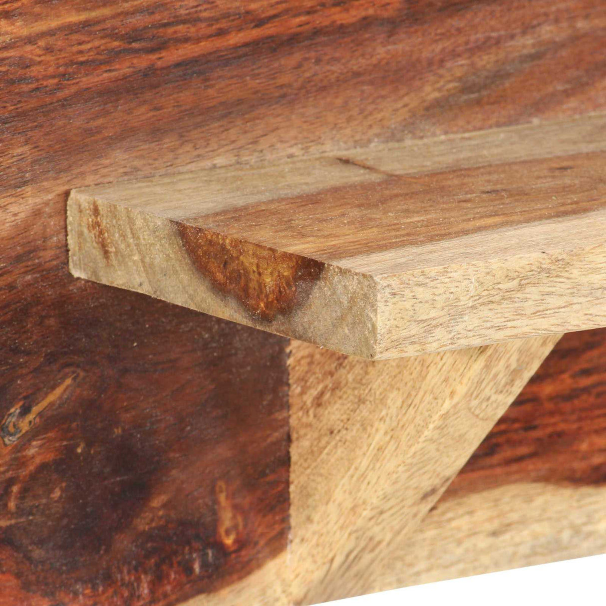 vidaXL TV Unit Set met lade Wandgemonteerd Bruin Hout