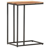 vidaXL Bijzettafel 35x45x65 cm massief hout