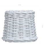 vidaXL Lampshade 25x17 cm wicker white